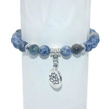 Load image into Gallery viewer, 8MM Natural Stone Lotus Beads lucky Bracelet Tiger eye Agates Mala Beads Bracelets Bangles For Women Men Yoga Bracelet Femme