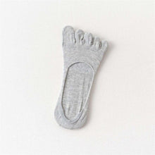 Load image into Gallery viewer, 1pair men five toe socks spring summer and autumn fashion short sock man's and male 5 finger cotton socks
