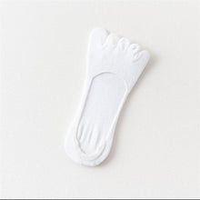 Load image into Gallery viewer, 1pair men five toe socks spring summer and autumn fashion short sock man's and male 5 finger cotton socks
