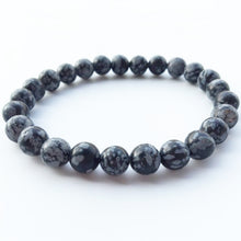 Load image into Gallery viewer, Nature Beaded Bracelet Men 8mm Natural Stone Lava Rock Tiger Eye Black Onyx Matte Healing Beads Stretch Charm Yoga Women Jewelry