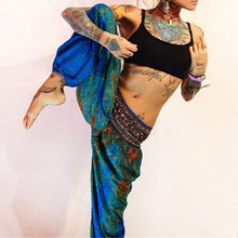 Load image into Gallery viewer, Women Comfy Beach Boho Pants Hippie Woman Summer Wide Leg Pants Harem Floral Loose Trousers Ladies Baggy Thai Casual Pant