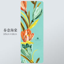 Load image into Gallery viewer, Natural Rubber Yoga Mat Non Slip Brand Design Mandala Printing Gymnastics Exercise Foldable Extension Yoga Pilates Pad Multi-use