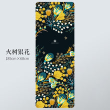 Load image into Gallery viewer, Natural Rubber Yoga Mat Non Slip Brand Design Mandala Printing Gymnastics Exercise Foldable Extension Yoga Pilates Pad Multi-use