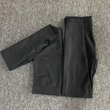 Load image into Gallery viewer, Women Seamless yoga set Fitness Sport Suits GYM cloth Yoga Shirts High Waist Running Leggings Workout Pants Shirts Bra Tops