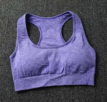 Load image into Gallery viewer, Women Seamless yoga set Fitness Sport Suits GYM cloth Yoga Shirts High Waist Running Leggings Workout Pants Shirts Bra Tops