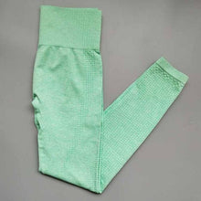 Load image into Gallery viewer, Women Seamless yoga set Fitness Sport Suits GYM cloth Yoga Shirts High Waist Running Leggings Workout Pants Shirts Bra Tops