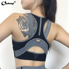 Load image into Gallery viewer, 2020 Yoga Outfits Women 2 Piece Set Gym Clothing Workout High Waist Pants Sports Bra Fitness Sets Seamless Plus size Yoga Suit