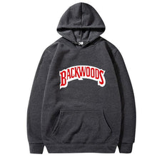 Load image into Gallery viewer, El tornillo manguito de hilo Hoodies Streetwear Backwoods Hoodie sudadera hombres moda Otoo Invierno Hip Hop hoodie pullover