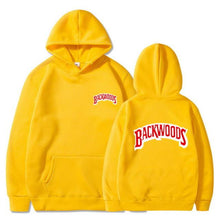 Load image into Gallery viewer, El tornillo manguito de hilo Hoodies Streetwear Backwoods Hoodie sudadera hombres moda Otoo Invierno Hip Hop hoodie pullover
