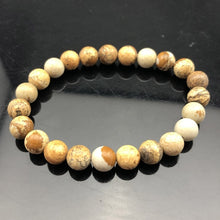 Load image into Gallery viewer, Nice Chakra Beaded Bracelet Men 8mm Natural Stone Lava Tiger Eye Matte Black Onyx Healing Beads Stretch Charm Yoga Women Jewelry