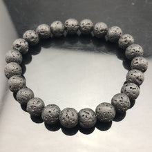Load image into Gallery viewer, Nice Chakra Beaded Bracelet Men 8mm Natural Stone Lava Tiger Eye Matte Black Onyx Healing Beads Stretch Charm Yoga Women Jewelry