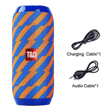 Load image into Gallery viewer, Portable Bluetooth Speaker 20w Wireless Bass Column Waterproof Outdoor USB Speakers Support AUX TF Subwoofer Loudspeaker TG117