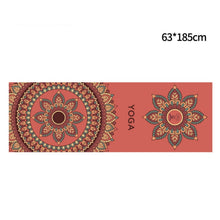 Load image into Gallery viewer, Hot Yoga Mat Towel 185*63cm Printed Yoga Towel Non slip Fitness Workout Mat Cover For Pilates Gym Yoga Blankets