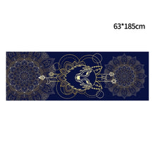 Load image into Gallery viewer, Hot Yoga Mat Towel 185*63cm Printed Yoga Towel Non slip Fitness Workout Mat Cover For Pilates Gym Yoga Blankets