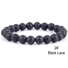 Load image into Gallery viewer, 2020 Classic Men Bracelet Chakra Yoga Natural Volcanic Stone Bracelets For Women Jewelry Gifts Pulseira Masculina Erkek Bileklik