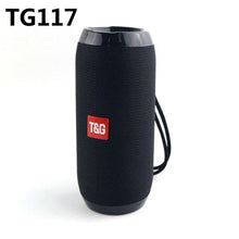 Load image into Gallery viewer, Portable Bluetooth Speaker Wireless Bass Column Waterproof Outdoor USB Speakers Support AUX TF Subwoofer Loudspeaker TG117