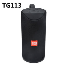 Load image into Gallery viewer, Portable Bluetooth Speaker Wireless Bass Column Waterproof Outdoor USB Speakers Support AUX TF Subwoofer Loudspeaker TG117