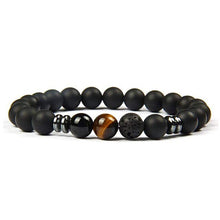 Load image into Gallery viewer, Lava Stone Balance Yoga Bracelet Men Natural Tiger Eye Beads Bracelets for Women Fashion Hematite Diffuser Bracelet Jewelry Gift