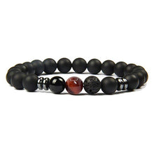 Load image into Gallery viewer, Lava Stone Balance Yoga Bracelet Men Natural Tiger Eye Beads Bracelets for Women Fashion Hematite Diffuser Bracelet Jewelry Gift