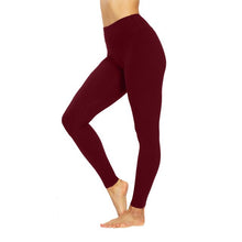Load image into Gallery viewer, Women Sexy Solid High Waist Leggings for Women Girls Ultra Soft Brushed Buttery Elastic Stretch Pants Plus Size Fitness Trousers