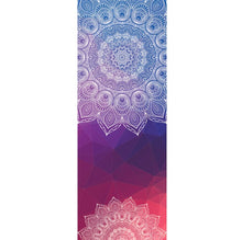 Load image into Gallery viewer, Fitness Yoga Mat Microfiber Print Pattern Foldable Portable Pilates Yoga Towel Soft Anti-slip Indoor Outdoor Sports Mat