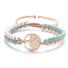 Load image into Gallery viewer, Natural Stone Tree Of Life Charm Bracelets For Women Handmade Beads String Braided Bracelet Yoga Bracelets Jewelry Dropshipping