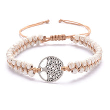 Load image into Gallery viewer, Natural Stone Tree Of Life Charm Bracelets For Women Handmade Beads String Braided Bracelet Yoga Bracelets Jewelry Dropshipping