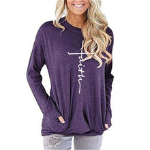 Load image into Gallery viewer, Sports Shirts Women Loose Yoga Top Solid Workout Sportswear Breathable Gym Shirts Fitness Sweater Female Streetwear Large Size