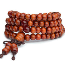 Load image into Gallery viewer, Prayer Beads Bracelet Tibetan Buddhist Rosary Charm Mala Meditation Necklace Yoga lucky Wenge Wooden Bracelet For Women Men