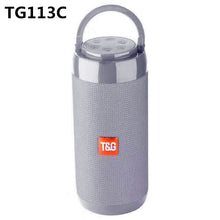 Load image into Gallery viewer, Portable Bluetooth Speaker Wireless Bass Column Waterproof Outdoor USB Speakers Support AUX TF Subwoofer Loudspeaker TG117