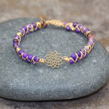 Load image into Gallery viewer, Natural Stone Tree Of Life Charm Bracelets For Women Handmade Beads String Braided Bracelet Yoga Bracelets Jewelry Dropshipping