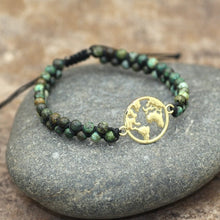 Load image into Gallery viewer, Natural Stone Tree Of Life Charm Bracelets For Women Handmade Beads String Braided Bracelet Yoga Bracelets Jewelry Dropshipping