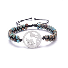 Load image into Gallery viewer, Natural Stone Tree Of Life Charm Bracelets For Women Handmade Beads String Braided Bracelet Yoga Bracelets Jewelry Dropshipping