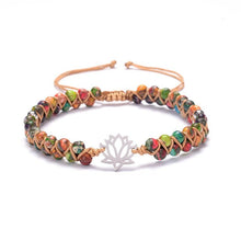 Load image into Gallery viewer, Natural Stone Tree Of Life Charm Bracelets For Women Handmade Beads String Braided Bracelet Yoga Bracelets Jewelry Dropshipping