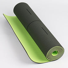 Load image into Gallery viewer, TPE Non-slip Yoga Mats With Position Line Thicken Sports Gymnastic Pilates Mats Tasteless Gym Exercise Living Room Pads Fitness