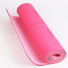 Load image into Gallery viewer, TPE Non-slip Yoga Mats With Position Line Thicken Sports Gymnastic Pilates Mats Tasteless Gym Exercise Living Room Pads Fitness