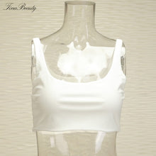 Load image into Gallery viewer, Tina Beauty Kylie Set Gymwear Outfits Two Piece Set Square Neck Midriff Bustier &amp; Stretch Full Length Hash Line Pant Sweat Set
