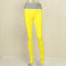 Load image into Gallery viewer, Tina Beauty Kylie Set Gymwear Outfits Two Piece Set Square Neck Midriff Bustier &amp; Stretch Full Length Hash Line Pant Sweat Set
