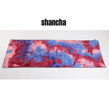 Load image into Gallery viewer, Tie Dye Yoga Blanket 183*63cm Hot Yoga Towel Microfiber Silicone Non Slip Yoga Mat Towel Pilates Fitness Gym Exercise Mat Cover

