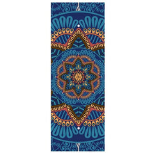Load image into Gallery viewer, 5 Mm Lotus Pattern Suede Tpe Yoga Mat Pad Non-Slip Slimming Exercise Fitness Gymnastics Mat Body Building Esterilla Pilates, B#8
