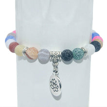 Load image into Gallery viewer, 8MM Natural Stone Lotus Beads lucky Bracelet Tiger eye Agates Mala Beads Bracelets Bangles For Women Men Yoga Bracelet Femme
