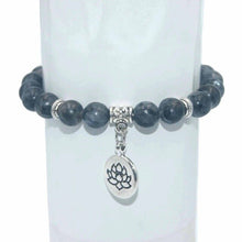 Load image into Gallery viewer, 8MM Natural Stone Lotus Beads lucky Bracelet Tiger eye Agates Mala Beads Bracelets Bangles For Women Men Yoga Bracelet Femme
