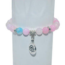 Load image into Gallery viewer, 8MM Natural Stone Lotus Beads lucky Bracelet Tiger eye Agates Mala Beads Bracelets Bangles For Women Men Yoga Bracelet Femme
