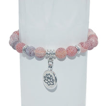 Load image into Gallery viewer, 8MM Natural Stone Lotus Beads lucky Bracelet Tiger eye Agates Mala Beads Bracelets Bangles For Women Men Yoga Bracelet Femme
