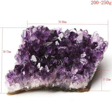 Load image into Gallery viewer, 1PC Natural Raw Amethyst Quartz Geode Druzy Crystal Cluster Healing Specimen Decor

