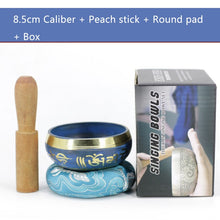 Load image into Gallery viewer, New Singing Bowl Buddhism Nepal Chakra Meditation Tibetan Buddhism Yoga Healing Relaxation Low Frequency Sound Deep copper bowl
