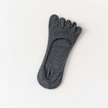 Load image into Gallery viewer, 1pair men five toe socks spring summer and autumn fashion short sock man&#39;s and male 5 finger cotton socks
