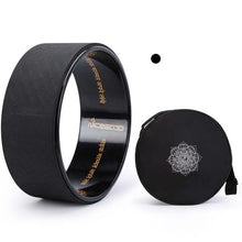 Load image into Gallery viewer, Printed TPE Yoga Wheel with Yoga Bag Anti-slip Back Bend Yoga Circle Stretch Exercise Auxiliary Home Equipment Pilates Circle
