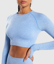 Load image into Gallery viewer, 2020 New Women&#39;s High Waist Sports Tights Fitness Vest Bras Seamless Long Sleeve Clothes Yoga Set Sports Underwear Legging Pants
