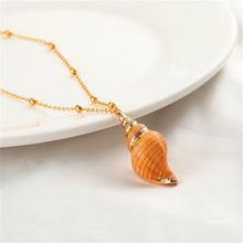 Load image into Gallery viewer, 20 Styles Seashell Pendants Initial Necklace female Statement Jewlery Geometric Multi 2 layer Shells Choker Necklaces for Women
